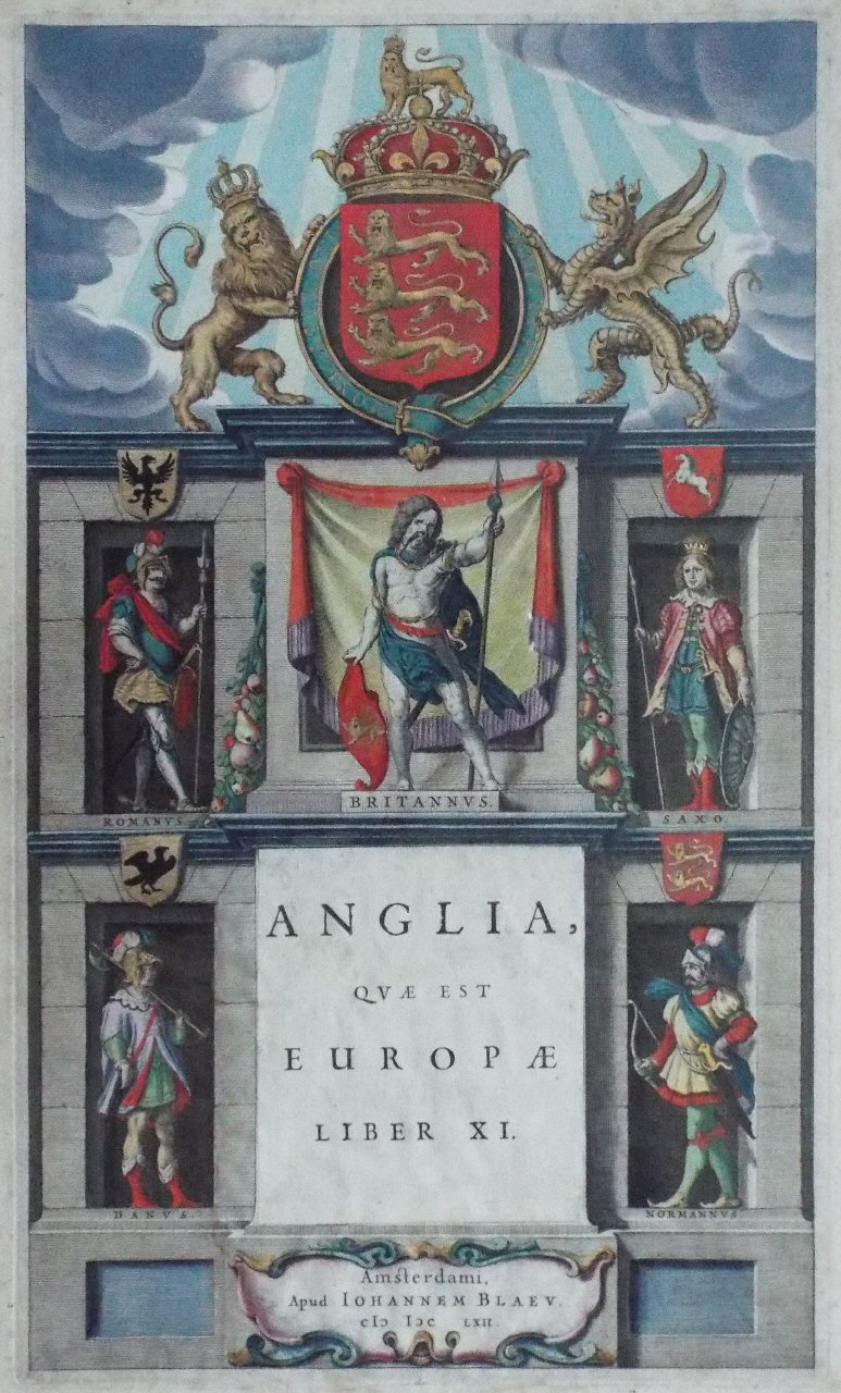 Print - Anglia qua est Europae Liber XI